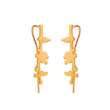 DAIIIBABYYY  -  Long Dipper Ear Hook Clip Earrings for Women Four-Prong Setting 7pcs CZ  Gold Color Ear Climbing Earrings Women Fashion Jewelry