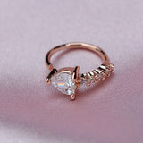 DAIIIBABYYY  -  1Pcs Fashion Star Heart CZ Nose/Lip/Ear Hoops Septum Hoop Nose Ring Crystal Piercing Ear Tragus Cartilage Earrings Body Jewelry