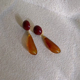 DAIIIBABYYY  -  New Brown Resin Drop Earrings Trend Elegant Earrings For Women Party Gift Fashion Jewelry Wholesale Oorbellen mujer