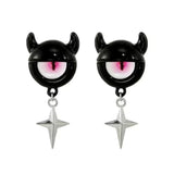 DAIIIBABYYY  -  Cute Green Blue Evil Monster Eyes Stud Earrings Women Kids Halloween Animal Rabbit Big Eyes Goth Cross Earring Jewelry