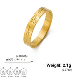 DAIIIBABYYY  -  Eye Of Ra Ankh Cross Ring Women Men Stainless Steel Egypt Wedjat Eye Protction Finger Rings Couple Jewelry Christmas Gift