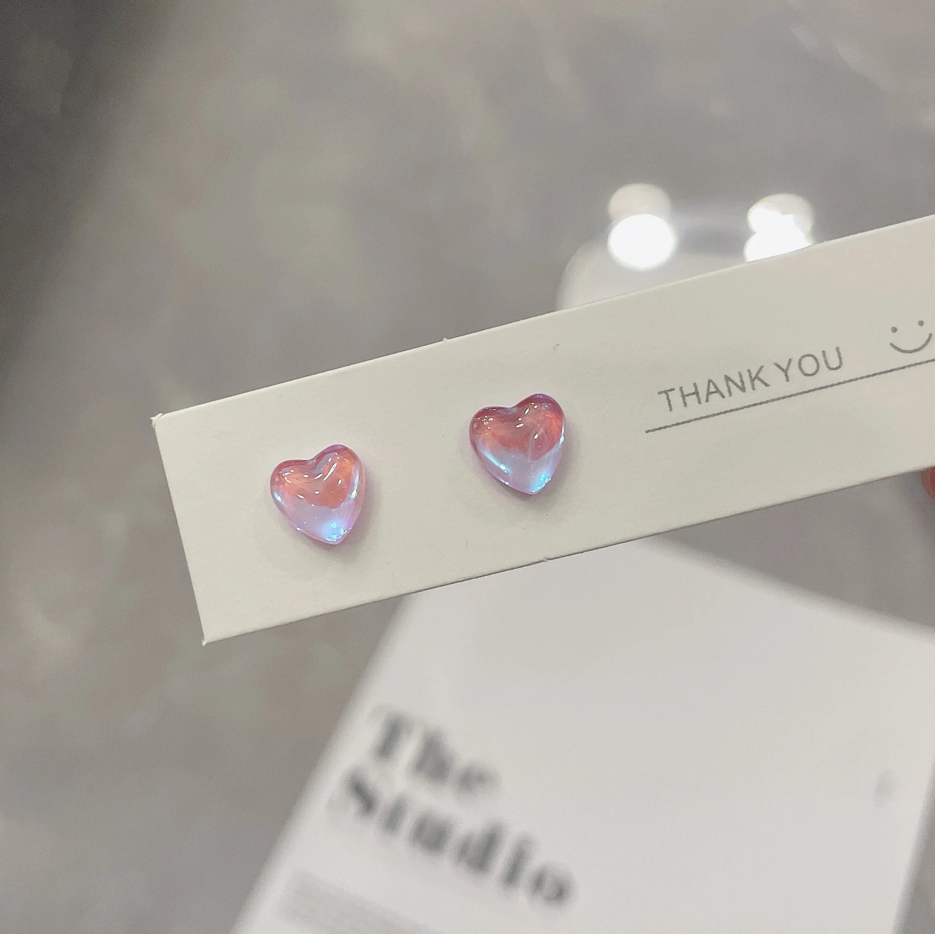 DAIIIBABYYY  -  Fashion Sweet Macaron Candy Colorful Heart Stud Earrings Women Y2K Korean Fashion Girls Party Earring Jewelry Wholesale