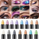 Daiiibabyyy 15 Color Pearlescent Eyeshadow Eyeliner Pencil Waterproof Glitter Matte Nude Eye Shadow Makeup Pigment Eyeshadow Pen