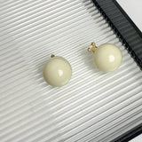DAIIIBABYYY  -  Dopamine ball earrings for women new style explosive exaggerated earrings