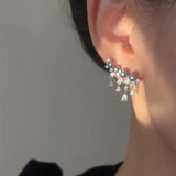 DAIIIBABYYY  -  Grey pearl earrings for women elegant high-end tassel earrings