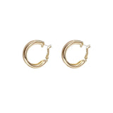 DAIIIBABYYY  -  Korean New Simple Temperament Circle Earrings Fashion Small Versatile Earrings Women's Jewelry