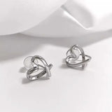 DAIIIBABYYY  -  Fashion Irregular Heart Ear Clips Women Silicone Earring Without Piercing Fashion Girls Banquet Heart Ear Clip Earrings Jewelry