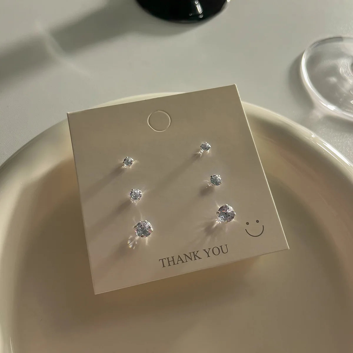 DAIIIBABYYY  -  Elegant Shiny Rhinestone Colorful Earrings Set for Women Wedding Jewelry Gift Girls Fashion Charm Zircon Stud Earing