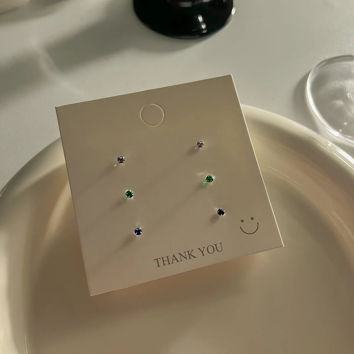 DAIIIBABYYY  -  Elegant Shiny Rhinestone Colorful Earrings Set for Women Wedding Jewelry Gift Girls Fashion Charm Zircon Stud Earing