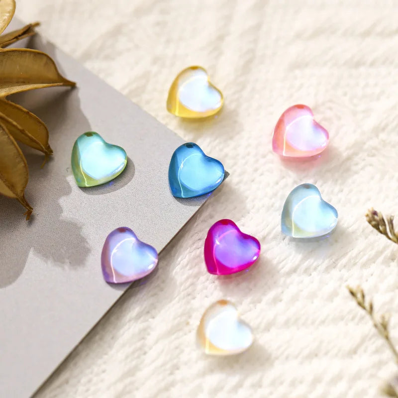 DAIIIBABYYY  -  Fashion Sweet Macaron Candy Colorful Heart Stud Earrings Women Y2K Korean Fashion Girls Party Earring Jewelry Wholesale
