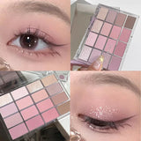 Daiiibabyyy 20 Colors Low Saturation Eyeshadow Palette Matte Waterproof Eye Shadow Brown Pink Long Lasting Eyes Makeup Korean Cosmetics New