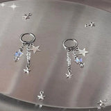 DAIIIBABYYY  -  New Y2K Irregular Pentagram Earrings Women's Sweet Cool Hottie Fashion Adjustable Tassel Earring Party Jewelry Gifts
