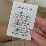 DAIIIBABYYY  -  Marine Style Blue Seashell Stud Earrings for Women Starfish Ear Stud Inlaid Romantic Crystals Girls Fashion Jewelry Summer Gifts