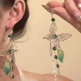 Daiiibabyyy  Smart Butterfly Ear Hook Earrings - Fairy Temperament New Style Women's Fashion Jewelry Accessory