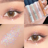 Daiiibabyyy 1Pcs Eyeshadow Shimmer and Shiny Waterproof Sequins Liquid Glitter Highlighter Eyeliner Eye Liner Pen Party Makeup Cosmetic