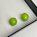 DAIIIBABYYY  -  Dopamine ball earrings for women new style explosive exaggerated earrings