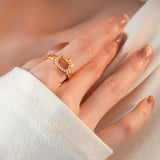 Daiiibabyyy  Zircon Bow Little Cat Ring for Women Light Luxury High Grade Finger Rings  Exquisite Wedding Accessories