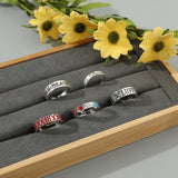 DAIIIBABYYY  -  Classic Bohemian Trendy Finger Ring Women Accessories Metal Set Rings Fashion Jewelry Open Ring for Men Jewelry Steampunk Style