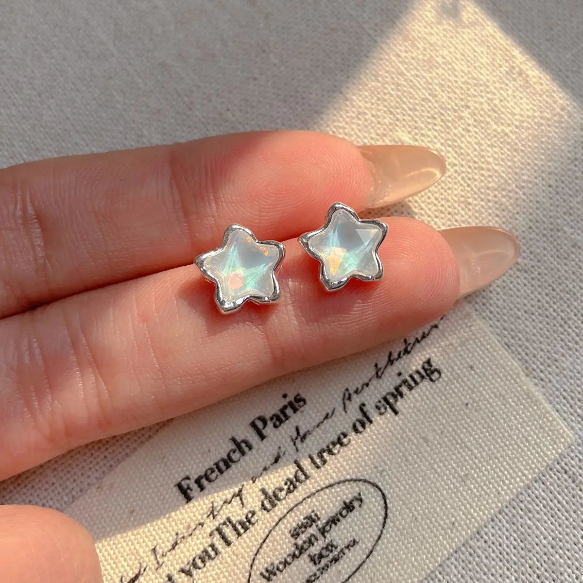 DAIIIBABYYY  -  Girls White Zircon Bow-knot Pearl Drop Earrings for Women Korean Fashion Sweet Cute Bow Stud Earring Luxury Jewelry Gift