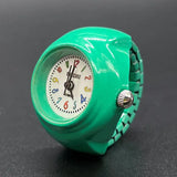 DAIIIBABYYY  -  Kids Cute Cartoon Number Watch Finger Rings Mini Clock Watches Elastic Strap Ring Women Men Funny anillos Jewelry Gift