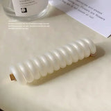 DAIIIBABYYY  -  Long Telephone Line Spiral Hair Bands Women Girls Fashion Elastic Rubber Band Ponytail Holder Hair Accessories Ornaments Rings
