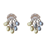 DAIIIBABYYY  -  New Design Clouds Water Drop Acrylic Tassel Drop Earrings For Women Elegant Fashion Travel Party Jewelry Gift