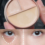 Daiiibabyyy 3 Colors Contour Concealer Palette Lasting Moisturizing Full Coverage Acne Spot Dark Circles Concealer Cream Makeup Cosmetics