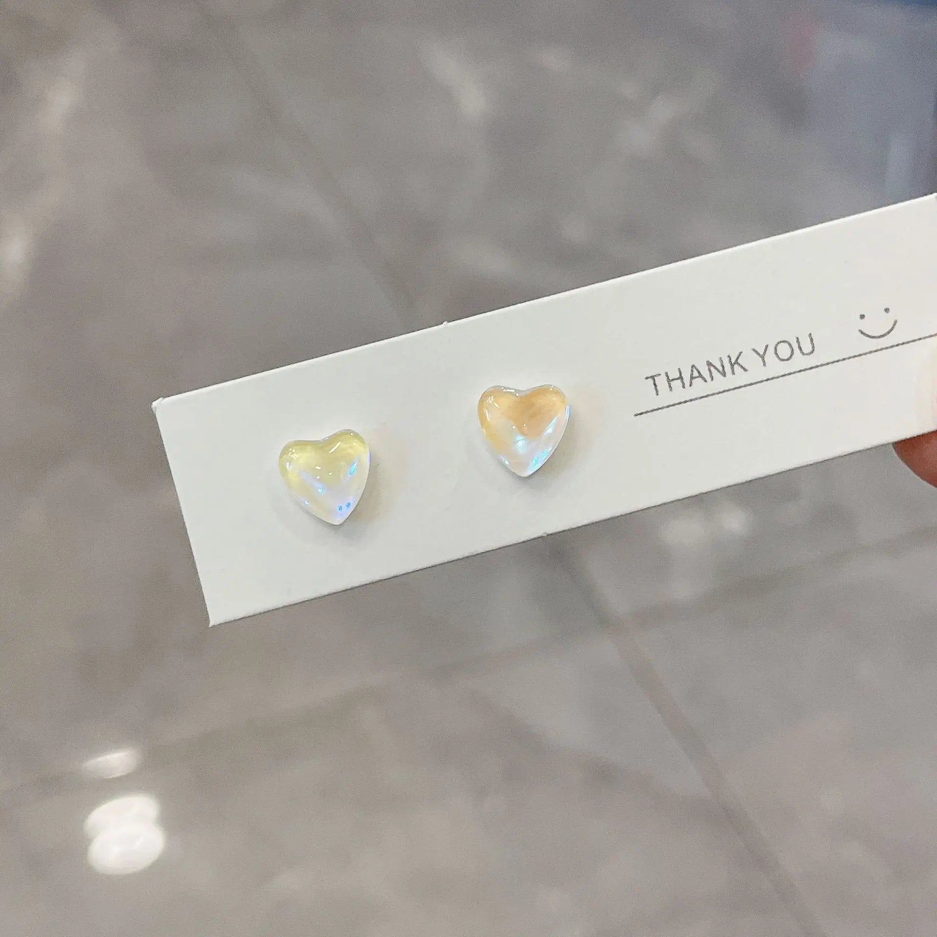 DAIIIBABYYY  -  Fashion Sweet Macaron Candy Colorful Heart Stud Earrings Women Y2K Korean Fashion Girls Party Earring Jewelry Wholesale