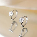 DAIIIBABYYY  -  Korean Sweet and Lovely Daisy Flower Earrings Women's Elegant Delicate Copper Earrings Holiday Party Jewellery Accessories