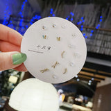 DAIIIBABYYY  -  Korean Fashion New Week Stud Earrings Set for Women Mini Sweet Pearl Heart Bow Rainbow Earring Luxury Jewelry Gift