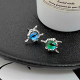 DAIIIBABYYY  -  Cute Green Blue Evil Monster Eyes Stud Earrings Women Kids Halloween Animal Rabbit Big Eyes Goth Cross Earring Jewelry