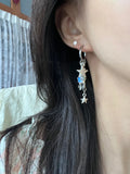 DAIIIBABYYY  -  New Y2K Irregular Pentagram Earrings Women's Sweet Cool Hottie Fashion Adjustable Tassel Earring Party Jewelry Gifts