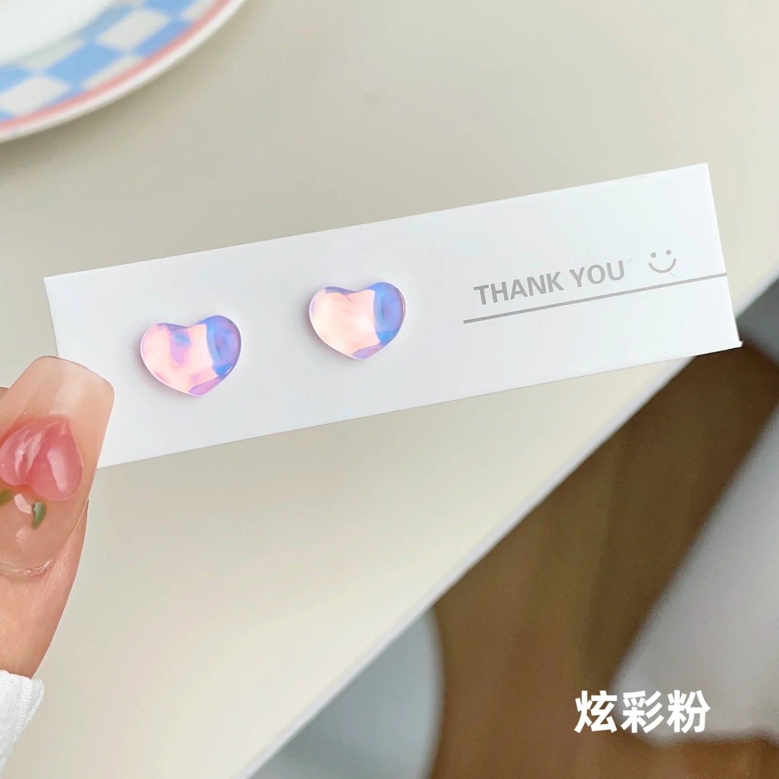 DAIIIBABYYY  -  Fantastic Fairy Colorful Star Moon Stud Earrings Set Women Y2K Pink Purple Transparent Cute Earring Jewelry Gift brincos
