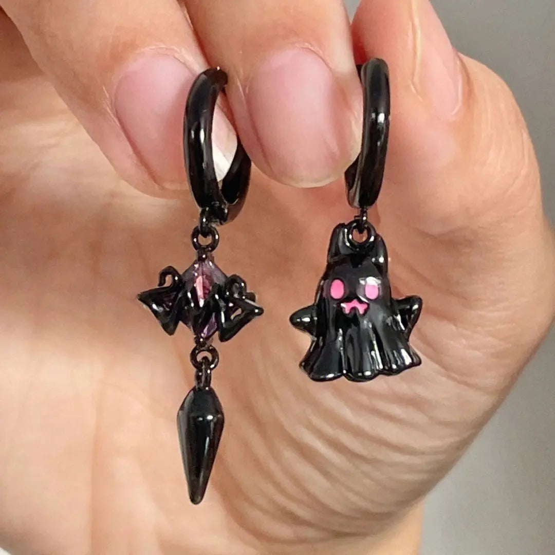 DAIIIBABYYY  -  Cute Green Blue Evil Monster Eyes Stud Earrings Women Kids Halloween Animal Rabbit Big Eyes Goth Cross Earring Jewelry