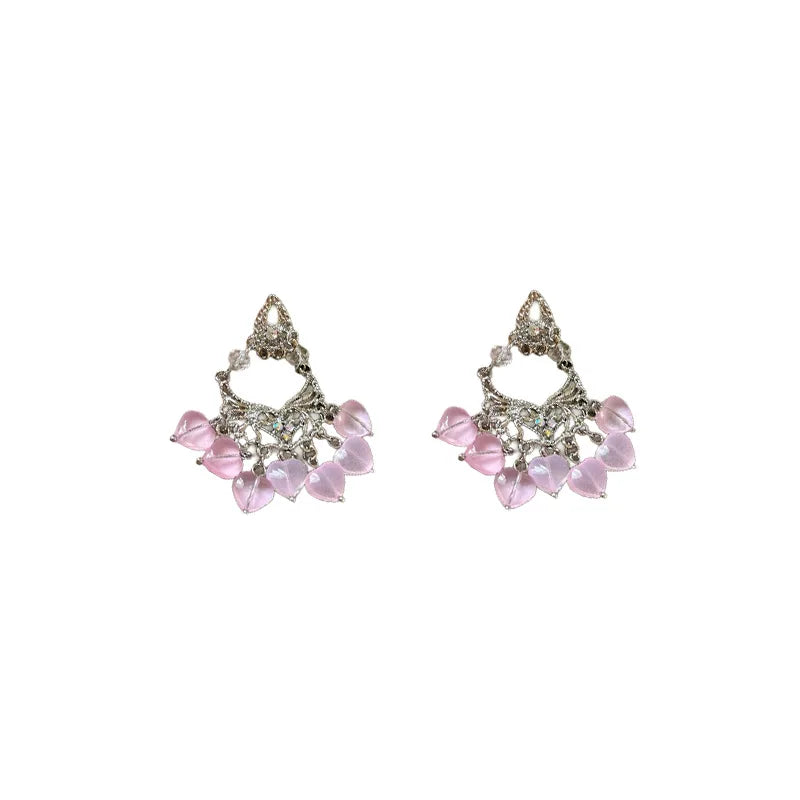 DAIIIBABYYY  -  Love resin earrings European and American fashion luxury earrings