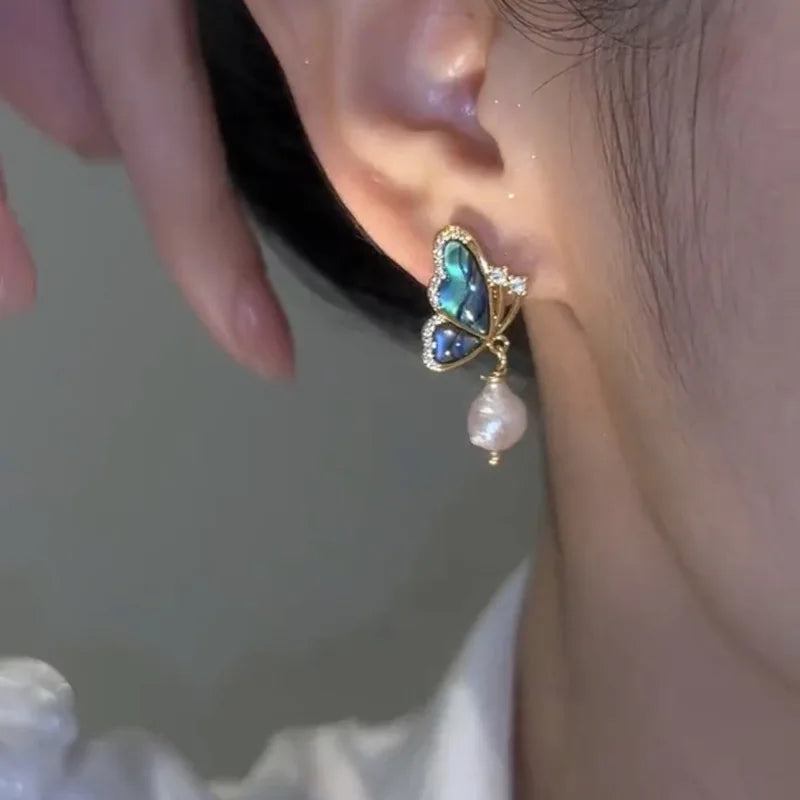 DAIIIBABYYY  -  Green Butterfly Earrings