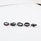 DAIIIBABYYY  -  Gothic Style Metal Set Rings Fashion Jewelry Open Ring for Men Jewelry Trendy Finger Ring Women Accessories Friend Gifts