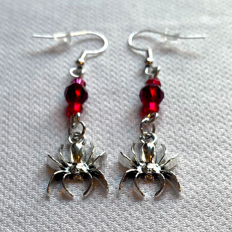 DAIIIBABYYY  -  spider earrings Gothic Goth Jewellery Jewelry