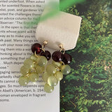 Daiiibabyyy  Sweet Bohemia Earrings Fruit Dangle Earring Korean Style Acrylic Grape Earrings Cute Jewelry Accessories Beads Earrings Summer