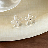 DAIIIBABYYY  -  Transparent acrylic flower earrings