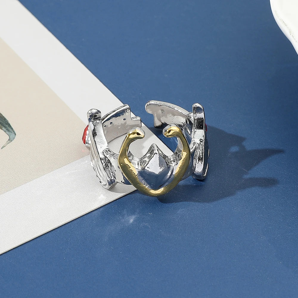 DAIIIBABYYY  -  Anime Saint Seiya Knights of the Zodia Pegasus Cosplay Ring Unisex Adjustable Alloy Cartoon Rings Jewelry Accessories Props Gift