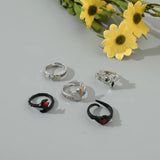 DAIIIBABYYY  -  Classic Bohemian Trendy Finger Ring Women Accessories Metal Set Rings Fashion Jewelry Open Ring for Men Jewelry Steampunk Style