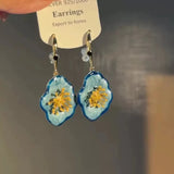 DAIIIBABYYY  -  Fashion Irregular Yellow Blue Flower Dangle Earrings 2025 New Spring Summer Pendientes