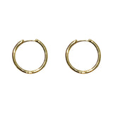 DAIIIBABYYY  -  New Fashion Classics Simple Round Hoop Earrings for Women Circle Girls Shiny Delicate Party Womens Jewelry New Arrival