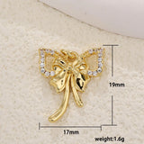 DAIIIBABYYY  -  1 piece Brass Material Cute Zircon Knot Bow Charms For Women DIY Pendant Earrings Bracelet Necklace Jewelry Wholesale