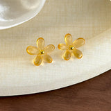 DAIIIBABYYY  -  Transparent acrylic flower earrings