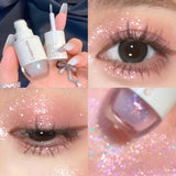 Daiiibabyyy Liquid Eyeshadow Glitter Highlight Pearlescent Eye Shadow Eyeliner Cosmetic Shimmer Brighten Lying Silkworm Eye Makeup Cosmetics