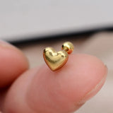 DAIIIBABYYY  -  1Pc Stainless Steel Star Moon Mini Earrings for Women Jewelry  Fashion Heart Butterfly Piercing Stud Earrings for Mother Day
