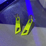 DAIIIBABYYY  -  New trend Pin Earrings Women's personality Fashion Metal earrings Cyberpunk men's and women's paper clips Jewelry accessories