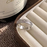 Daiiibabyyy  Retro Crystal Eight-Pointed Star Open Ring for Women Luxury Exquisite Elegant Adjustable Rings Daily Versatile Jewelry New 2025